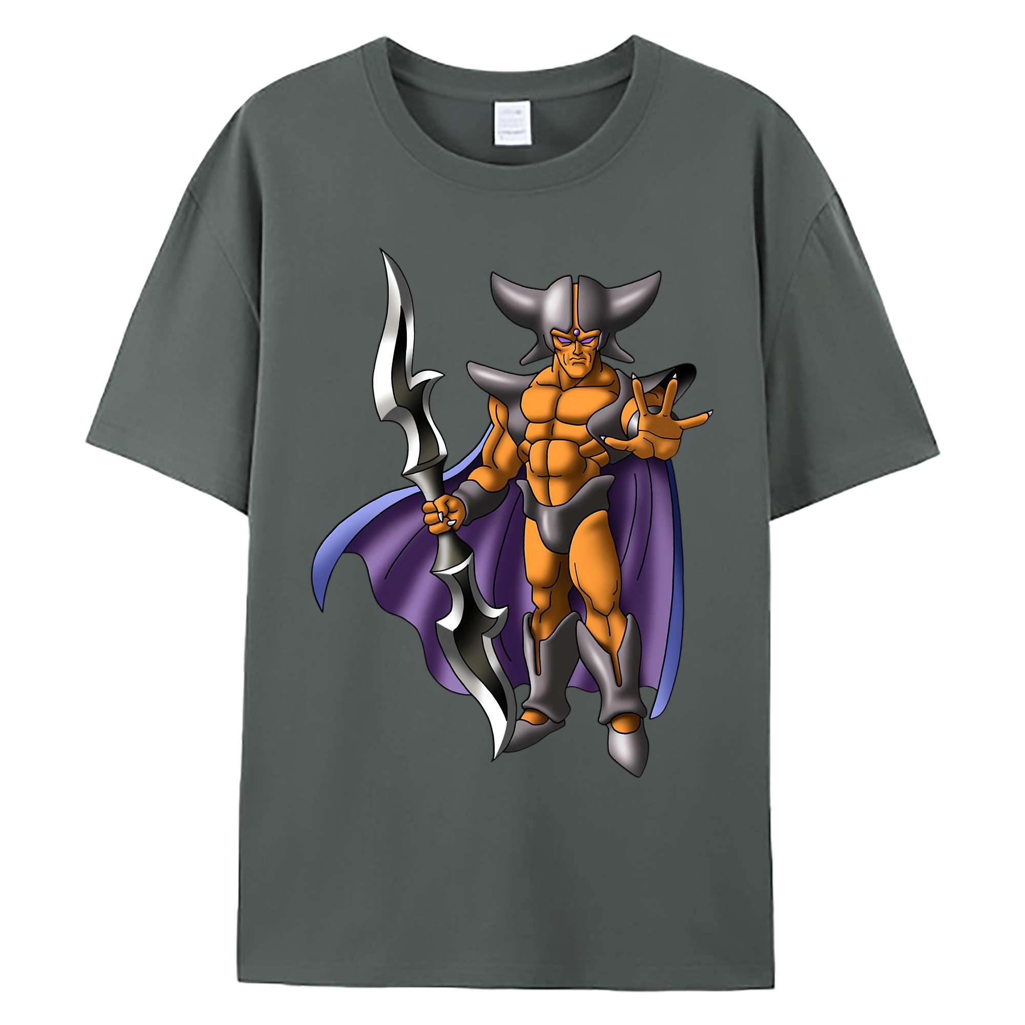 （画像用） ドラゴンクエスト Doragon Kuesuto Dragon Quest 綿100％ メンズ半袖Tシャツ｜肌触りやわらか＆通気性